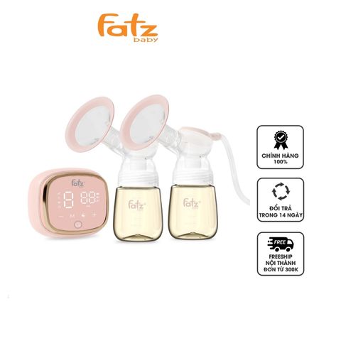 Máy Hút Sữa Điện Đôi Fatzbaby Resonance 6 Plus FB1103VN - 4 Chế Độ, Pin 4400mAh, Độ Ồn Thấp Dưới 45dB, Tiện Lợi Cho Mẹ Và Bé