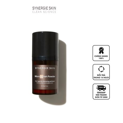 Bột Tẩy Tế Bào Chết Synergie Skin MicroPolish Powder - Làm Sạch & Tái Tạo Da Tươi Sáng, Chiết Xuất Bột Cám Gạo, Dưỡng Ẩm Cao