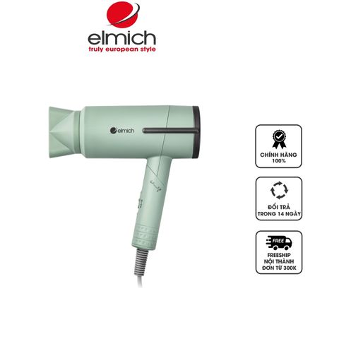 Máy sấy tóc Elmich HDE 1823 - 3 chế độ, công suất 1500-1800W, thiết kế gập gọn, sấy nhanh và hiệu quả cho gia đình