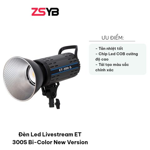 Đèn LED Livestream ET 300S Bi-Color Mới - Chỉnh Cường Độ & Màu Sắc, Chất Lượng Hình Ảnh Cao, Phụ Kiện Chụp Ảnh & Livestream