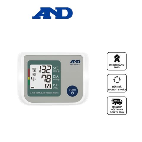 Máy Đo Huyết Áp Bắp Tay A&D UA-767S - Thiết Bị Theo Dõi Huyết Áp Tự Động, Màn Hình CLD Lớn, Độ Chính Xác Cao, Dễ Dàng Sử Dụng