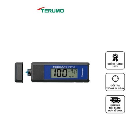 Máy Đo Đường Huyết Terumo Medisafe Fit C - Thiết Kế Nhỏ Gọn, Đo Nhanh Chóng Chỉ Sau 10 Giây, Lưu 500 Kết Quả