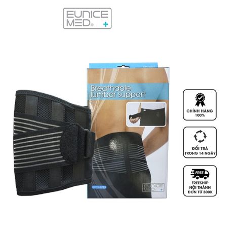 Đai Lưng Hỗ Trợ Cột Sống Eunice Med CPO-6223 - Giúp Giảm Đau Lưng, Bảo Vệ Lưng Tốt Nhất Với Thiết Kế Thoáng Khí, Chất Liệu Đẹp
