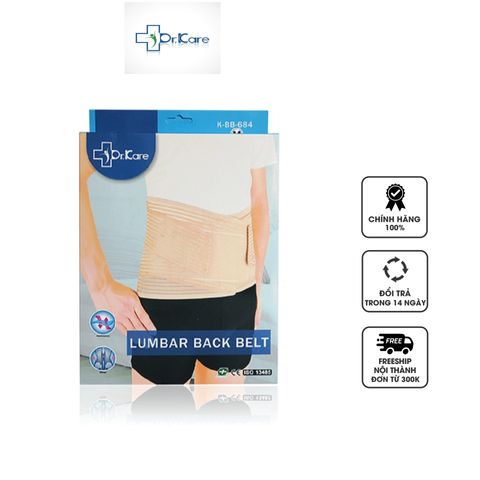 Đai Lưng Hỗ Trợ Cột Sống Dr.Kare K-BB-684 - Giúp Cải Thiện Tư Thế, Thông Hơi Tốt, Chất Liệu Co Giãn Cao, Sử Dụng Tiện Lợi Cho Sức Khỏe