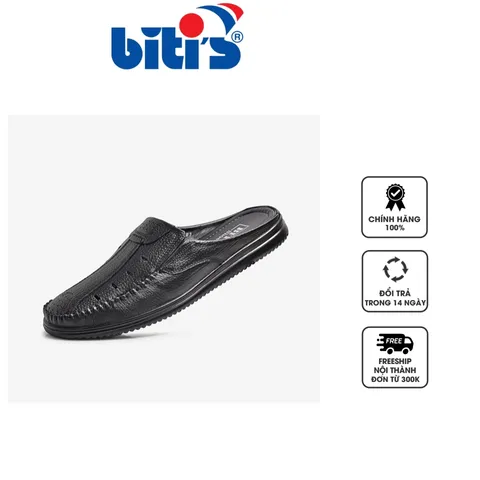 Giày sục nam Biti's Mocasin BMM000677 màu đen