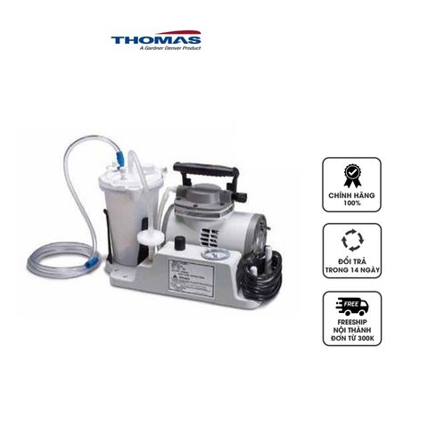 Máy Hút Dịch 1 Bình Thomas 1632 - Thiết Bị Y Tế Chuyên Dụng Hút Dịch Sau Phẫu Thuật, Gọn Nhẹ, Chất Lượng Cao