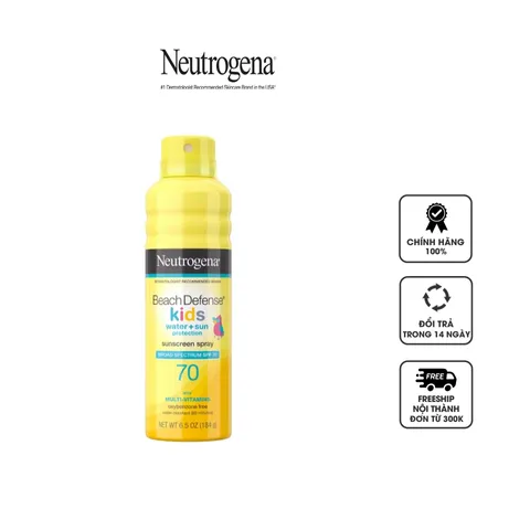 Xịt chống nắng trẻ em Neutrogena Beach Defence Kids SPF70