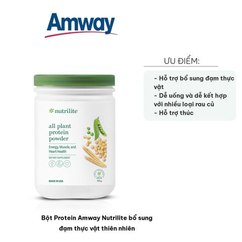 Bột Protein Amway Nutrilite bổ sung đạm thực vật thiên nhiên