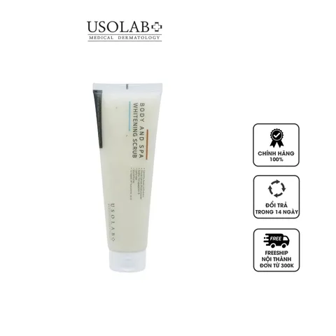Tẩy Da Chết Toàn Thân Usolab Body And Spa Whitening Scrub 200ml - Giúp Da Sáng Mịn, Loại Bỏ Tạp Chất và Dầu Thừa, Chất Lượng Cao