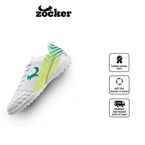 Giày đá bóng Zocker ZTF Space 2001 White màu trắng
