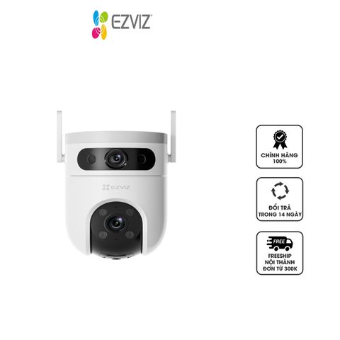 Camera Wifi 2 mắt Ezviz H9C 3K 5MP - Quay Xoay 360 Độ, Tầm Nhìn Ban Đêm Rõ Nét, Chống Nước IP66 cho Ngoài Trời