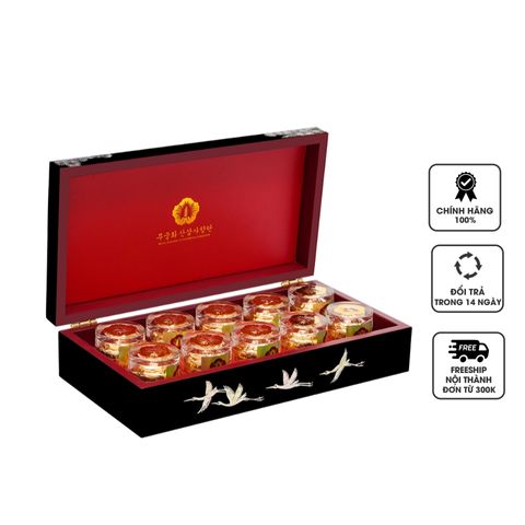 An cung thiên sâm núi xạ hương Mugunghwa Hàn Quốc - Viên hoàn hỗ trợ bồi bổ sức khỏe, cải thiện trí nhớ và phục hồi sinh lực