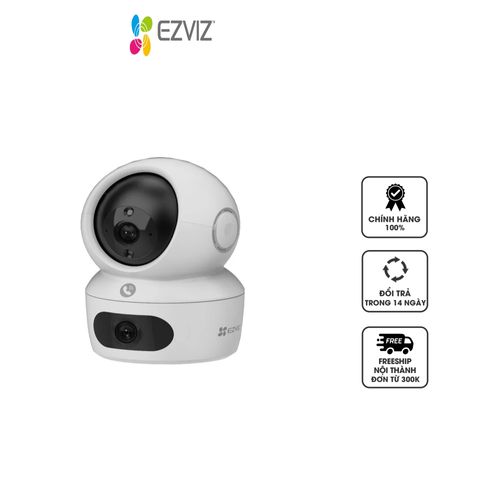 Camera Wifi Ezviz H7C 2 Mắt 360 Độ 8MP 2K+, Đàm Thoại 2 Chiều, Phát Hiện Chuyển Động, Chống Trộm, Tầm Nhìn Ban Đêm 15m
