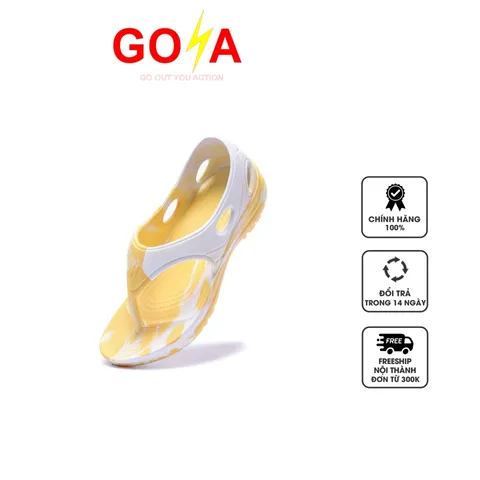 Dép sandal thể thao Goya bản đặc biệt màu trắng cam