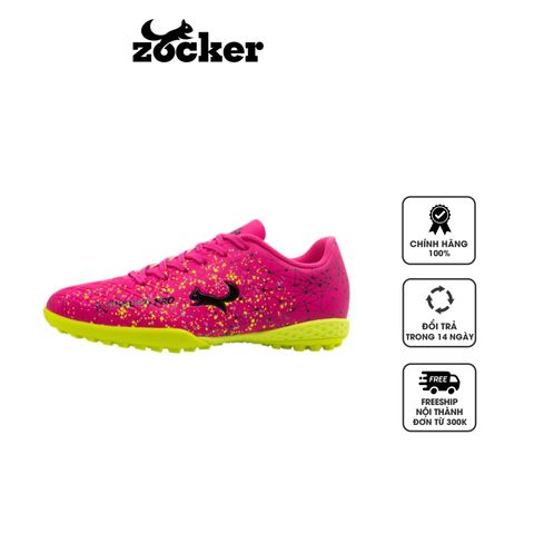 Giày đá bóng sân cỏ nhân tạo Zocker Inspire Pro Rose/Green