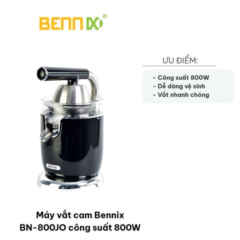 Máy Vắt Cam Bennix BN-800JO 800W - Thiết Kế Thông Minh, Chất Liệu Cao Cấp, Dễ Dàng Sử Dụng và Vệ Sinh