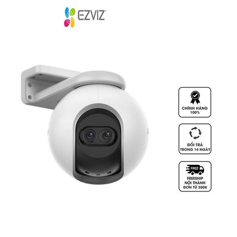 Camera Wifi Ống Kính Kép Ezviz C8PF 2MP - Xoay 360 Độ, Zoom Kỹ Thuật Số 8X, Cảnh Báo Thông Minh AI, Tầm Nhìn Ban Đêm 30M