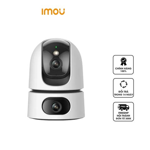 Camera Wifi 2 ống kính Imou Ranger Dual 6MP IPC-S2XP-6M0WED - Quay 360 độ, Hồng ngoại, Đàm thoại 2 chiều, Giám sát thông minh tại nhà
