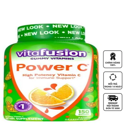 Kẹo bổ sung Vitamin C vitafusion power 150 viên
