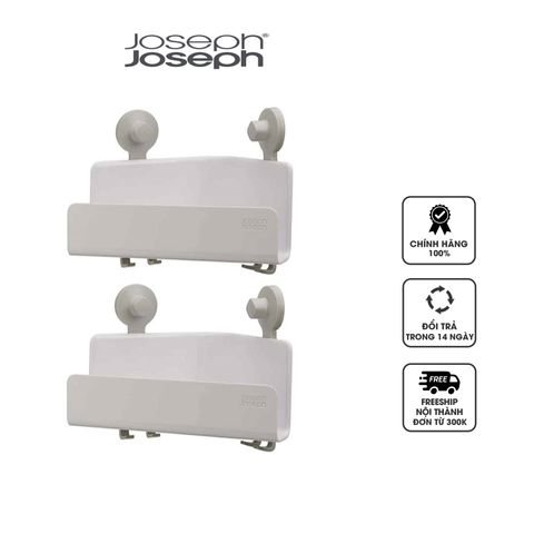 Bộ 2 Kệ Đựng Đồ Gắn Góc Tường Joseph Joseph 70550 EasyStore - Tiện Ích Hóa Nhà Cửa, Chất Liệu Nhựa Cao Cấp, Không Cần Khoan