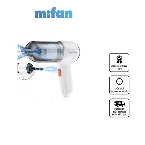 Máy Hút Bụi Cầm Tay Mini 3in1 Mifan CV103 - Lực Hút 8000Pa, Sạc Nhanh Type-C, Tiện Dụng Vệ Sinh Ô Tô, Nhà Cửa, Văn Phòng