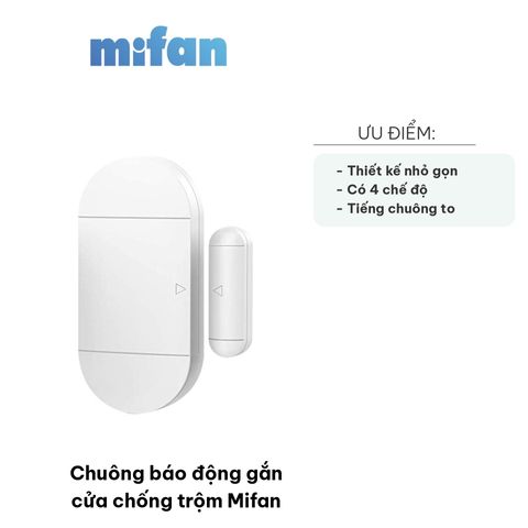 Chuông báo động chống trộm gắn cửa Mifan - Âm thanh 130DB, thiết kế nhỏ gọn, bảo vệ an toàn cho gia đình bạn.