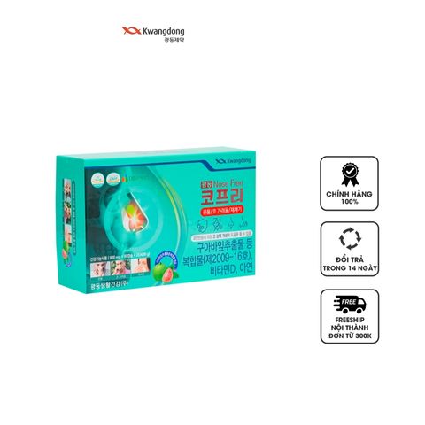 Viên Uống Hỗ Trợ Viêm Xoang Nose Free Kwangdong - Sản Phẩm Từ Chiết Xuất Thiên Nhiên, Giảm Nghẹt Mũi, Đau Nhức Xoang