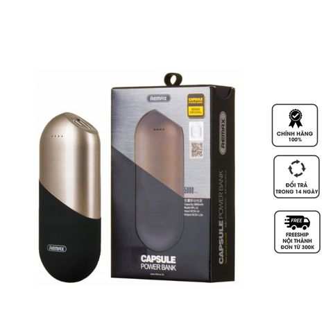 Pin Sạc Dự Phòng 5000mAh Remax RPP-22 - Thiết Kế Độc Đáo, Đủ Năng Lượng Cho Mọi Thiết Bị Di Động