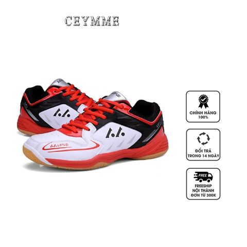 Giày thể thao unisex Ceymme Lefus L85 siêu nhẹ màu trắng đỏ