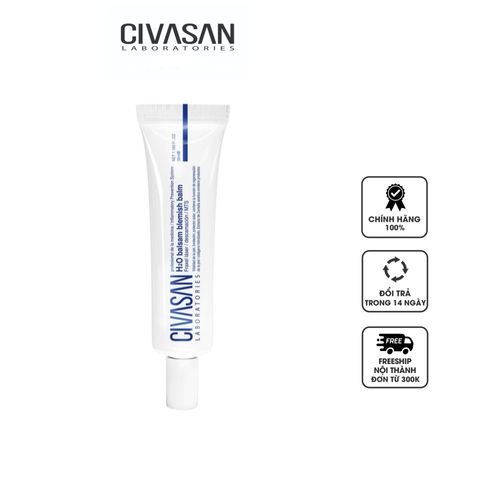 Kem Dưỡng Da Civasan H2O Balsam Blemish Balm - Cấp Ẩm, Tái Tạo Da Khô, Dưỡng Sáng Mịn, 35ml