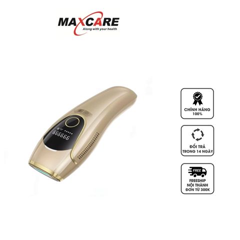 Máy triệt lông băng lạnh IPL Maxcare M2 - Công nghệ triệt lông êm dịu, cảm biến da thông minh, hiệu quả gấp 2 lần tại nhà