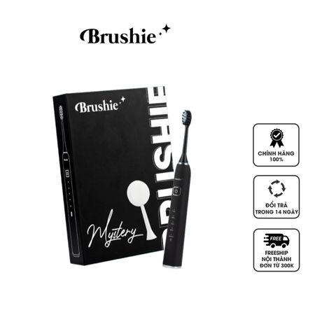 Bàn Chải Điện Brushie Ultra 5 Chế Độ Kết Hợp Đầu Rửa Mặt - Công Nghệ Sonic 42,000 Rung/phút, Lý Tưởng Cho Răng Khỏe Và Da Nhạy Cảm