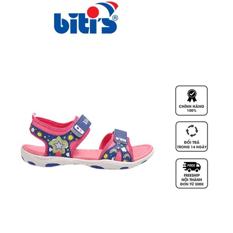 Dép sandal si - cao su cho bé gái Biti's DRG002500 xanh