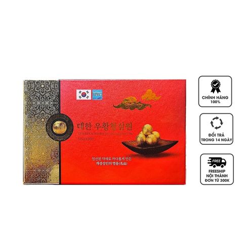 An Cung Ngưu Daehan Woohwang - Cheongsimwon Hàn Quốc, Viên Bổ Dưỡng Tăng Cường Sức Khỏe, Hỗ Trợ Tâm Thần và Tim Mạch