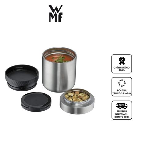 Hộp cơm giữ nhiệt 2 ngăn WMF MY2GO kèm thìa đũa & hộp đựng - Giữ nóng lạnh tối ưu, thiết kế nhỏ gọn cho văn phòng và dã ngoại