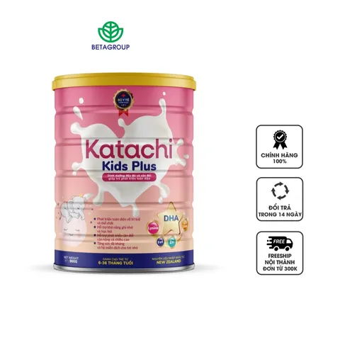 Sữa bột Katachi Kids Plus hỗ trợ phát triển chiều cao