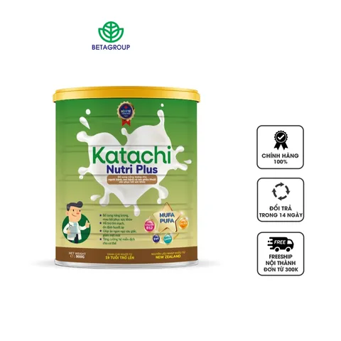 Sữa dinh dưỡng Katachi Nutri Plus hỗ trợ hồi phục sức khỏe