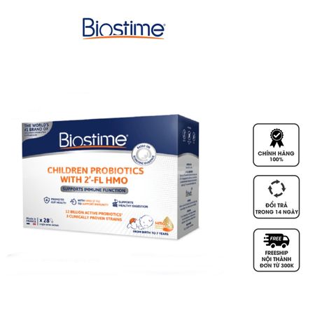 Men Vi Sinh Tiêu Hóa Cho Bé Biostime Probiotic HMO Úc - Hỗ Trợ Tiêu Hóa Khỏe, Cải Thiện Chức Năng Đường Ruột, Dinh Dưỡng Tốt Nhất