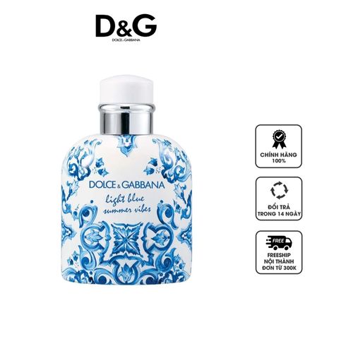 Nước hoa nam Dolce & Gabbana Light Blue Summer Vibes Pour Homme EDT