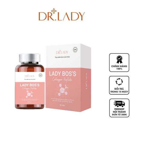Viên uống Lady Boss hỗ trợ nội tiết tố nữ - Cải thiện sức khỏe sinh lý, làm trắng da, giảm tàn nhang, chất lượng cao từ Dr.Lady