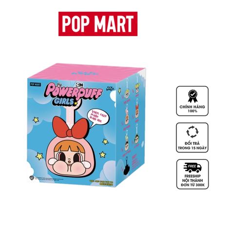 Móc khóa treo túi Pop Mart CryBaby Powerpuff Girls Series-Vinyl Face Plush Blind Box