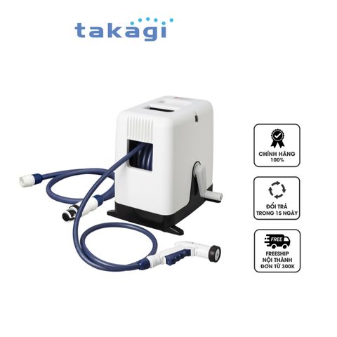 Bộ vòi tưới cây 20m Takagi Boxy Twister RC220TNB - Thiết bị tưới đa năng 4 chế độ phun hiệu quả cho làm vườn và cây cảnh