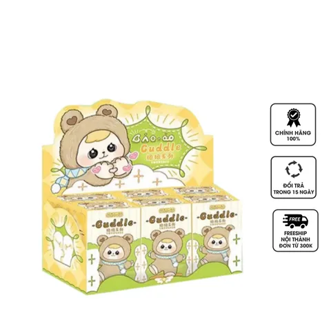 Full Set móc khóa mô hình CQToys Bao-ao Blindbox Cuddle 6pcs