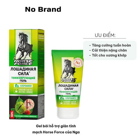 Gel Bôi Hỗ Trợ Giãn Tĩnh Mạch Horse Force - Tăng Lưu Thông Máu, Giảm Nặng Chân, Hỗ Trợ Phục Hồi 500ml