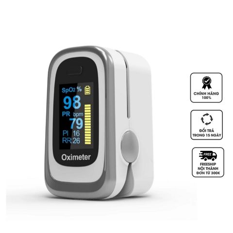 Máy Đo Nồng Độ Oxy Trong Máu SpO2 Dr.O2 Express+ Oximeter - Thiết Bị Chăm Sóc Sức Khỏe Dễ Dùng, Kết Quả Chính Xác, Màn Hình LED Rõ Ràng