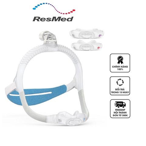 Mặt nạ thở chụp mũi ResMed Airfit N30i - Mặt nạ CPAP có thiết kế thoải mái, phù hợp cho người ngủ nhiều tư thế, hỗ trợ giấc ngủ tốt hơn.