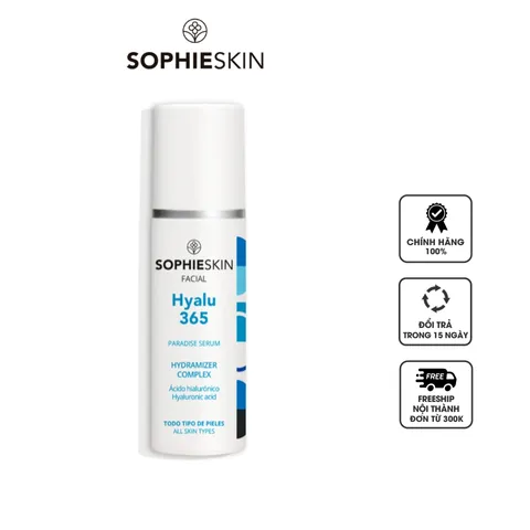 Serum hỗ trợ cấp ẩm, mờ nếp nhăn Sophieskin Hyalu 365 Paradise