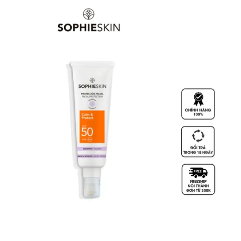 Kem chống nắng cho da khô, nhạy cảm Sophieskin Calm & Protect SPF50