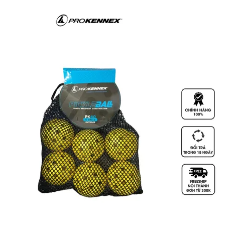 Set 6 bóng Pickleball ProKennex PK40 Outdoor