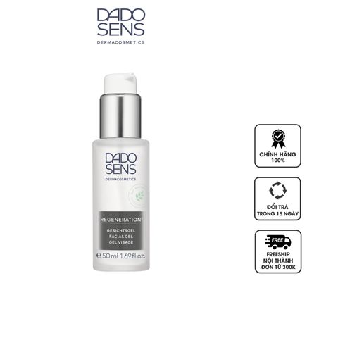 Gel Dưỡng Ẩm Tái Tạo Da Dado Sens Regeneration E - Hỗ Trợ Cấp Ẩm, Làm Dịu Da Nhạy Cảm, Giảm Đỏ Ngứa 50ml